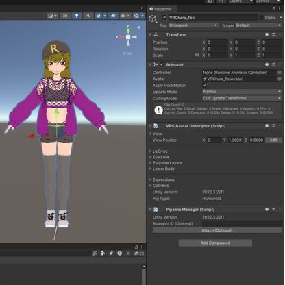 Blender / VRChat rigging